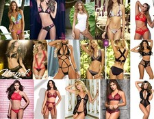 Lot 50 Pcs Wholesale Bikini swimsuit Gogo Lingerie Dance Wear Rave S M L XL