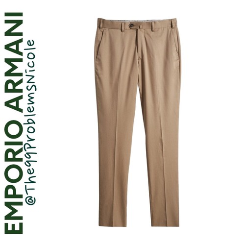 Emporio Armani Mens Khaki Trousers eBay