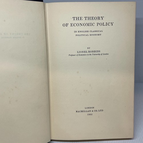 The History of Economic Policy by Lionel Robbins (Hardcover Book) Economics - Picture 9 of 10