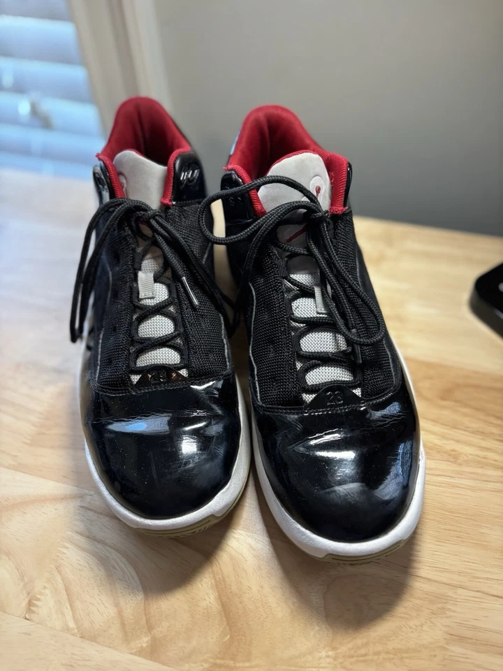 Tênis de basquete masculino Nike Air Jordan MAX AURA 2 8.5 CCK6636-006 preto cimento - Imagem 2 de 4