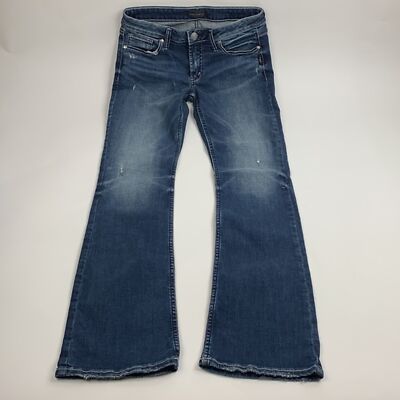 Silver Jeans Tuesday Slim Bootcut Size 29 Stretchy Medium wash denim Slim fit