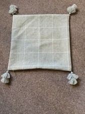 Next Cushion Cover Pale Green Windowpane Check 50 x 50cm. 