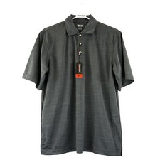 Kirkland Signature Men's Performance Polo, size Medium, Dark Grey