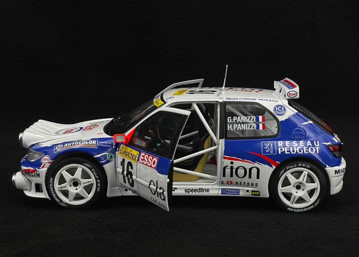 PEUGEOT 306 MAXI #16 RALLYE MONTE CARLO 1992 PANIZZI SOLIDO