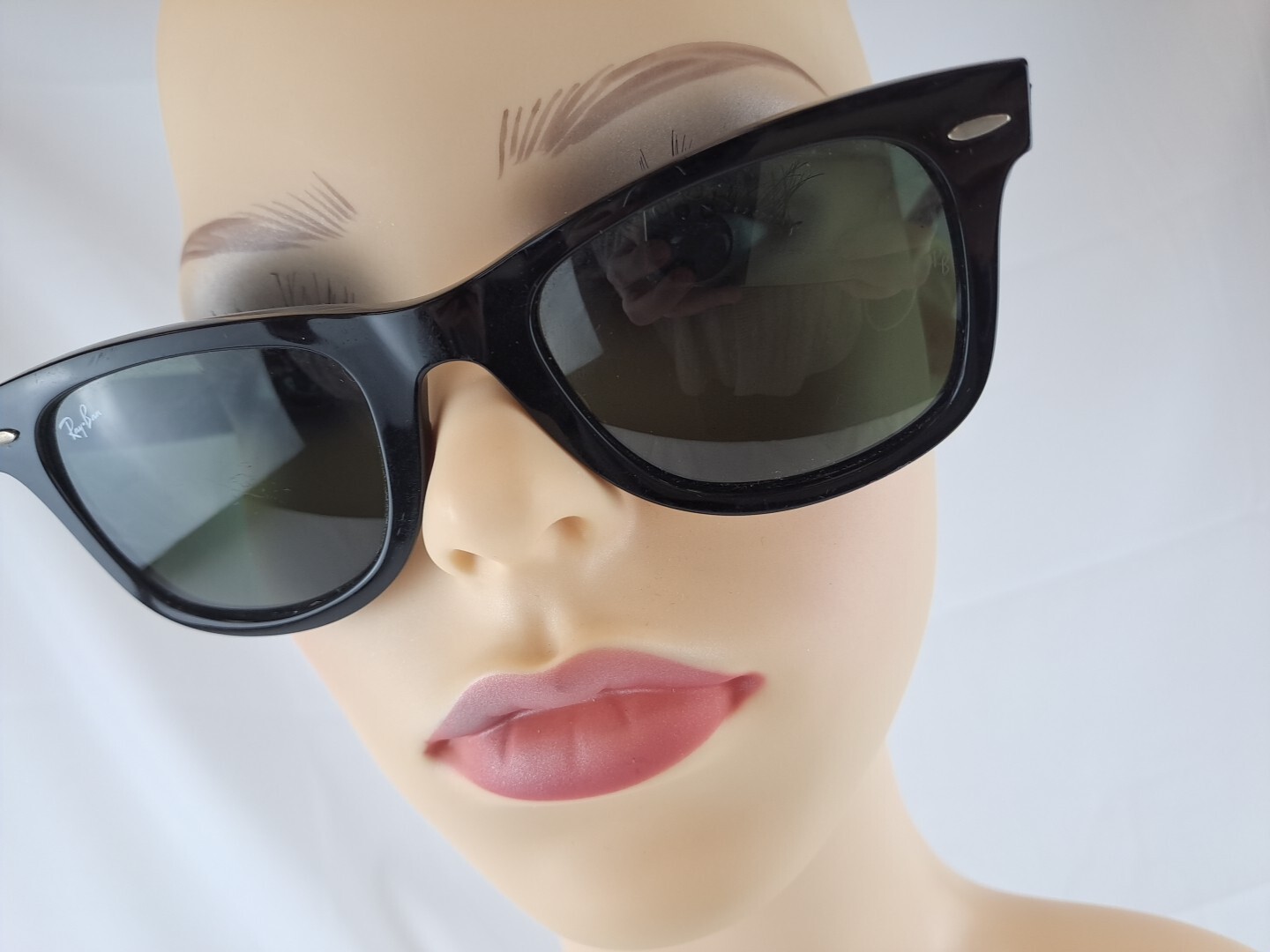 RayBan Original Wayfarer™ RB2140 Black Green Lens Sunglasses eBay