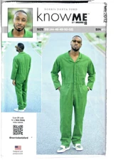 Know Me By Mimi G Sewing Pattern ME2012 Men's Jumpsuit 44-46-48-50-52 Average