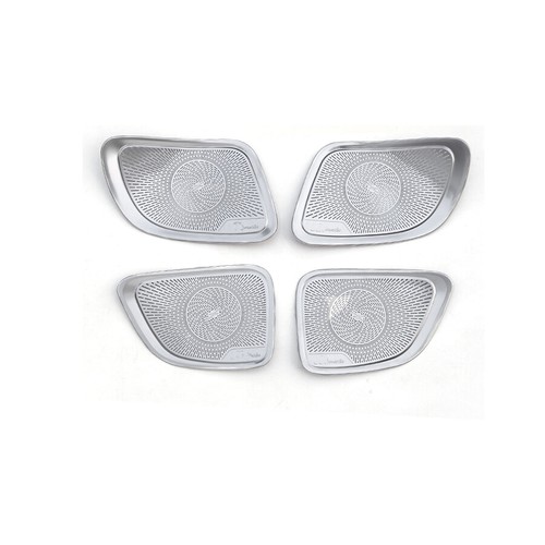 4tlg Silber Edelstahl Lautsprecher Abdeckung Blende Für Mercedes GLC X254 - Bild 7 von 13