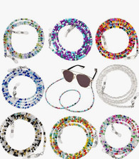 8 Pcs Beaded Eyeglass Chains Mask Lanyard Sunglass Holder Strap Necklace