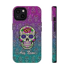 Sugar Skull Calavera Personalized Phone Case Cover for iPhone Samsung