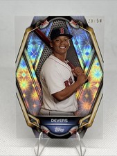 2019 Topps High Tek - Portraitek Rafael Devers #PT-RD 20/50 SSP Red Sox Giants