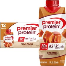 Premier Protein Shake, Caramel, 30g Protein, 11 fl oz, 12 Ct US Stock