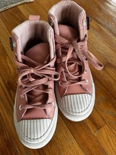 Converse Chuck Taylor All Star High Top Pink Sneakers Youth Size 2.5