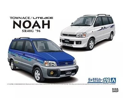 1/24 SR40G Town Ace/Lite Ace Noah '96 The Model Car Series No.126 Plastic Models