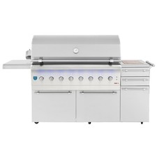 AMG Encore 54in. Dual Fuel Grill w/ IR Burner & Rot Kit on Cart, LP