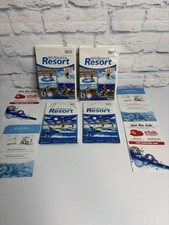 Nintendo Wii Sports Resort CASE AND MANUAL ONLY NO GAME Lot Of 2 Read Before