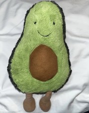 Jellycat London Amuseable  Avocado 12” Plush Fuzzy Avocado