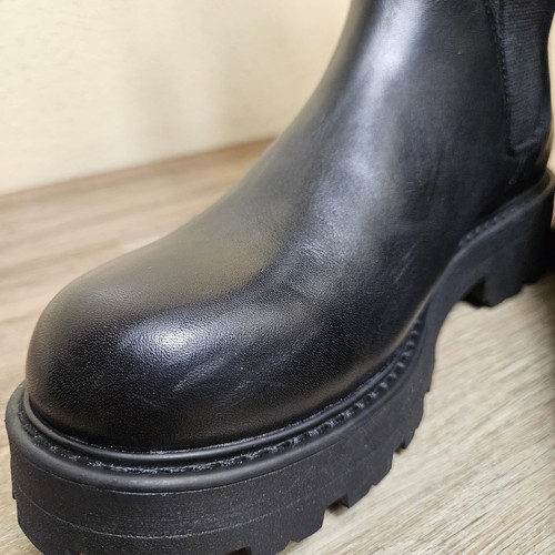 Womens Vagabond Mid Calf Black Leather Pull On Boots Size US 9, UK 6, EU 39 - Picture 20 of 21