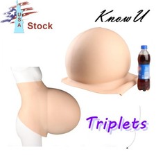 Silicone Pregnancy Belly Prop - Fake Baby Bump for Cosplay, Transgender Costume