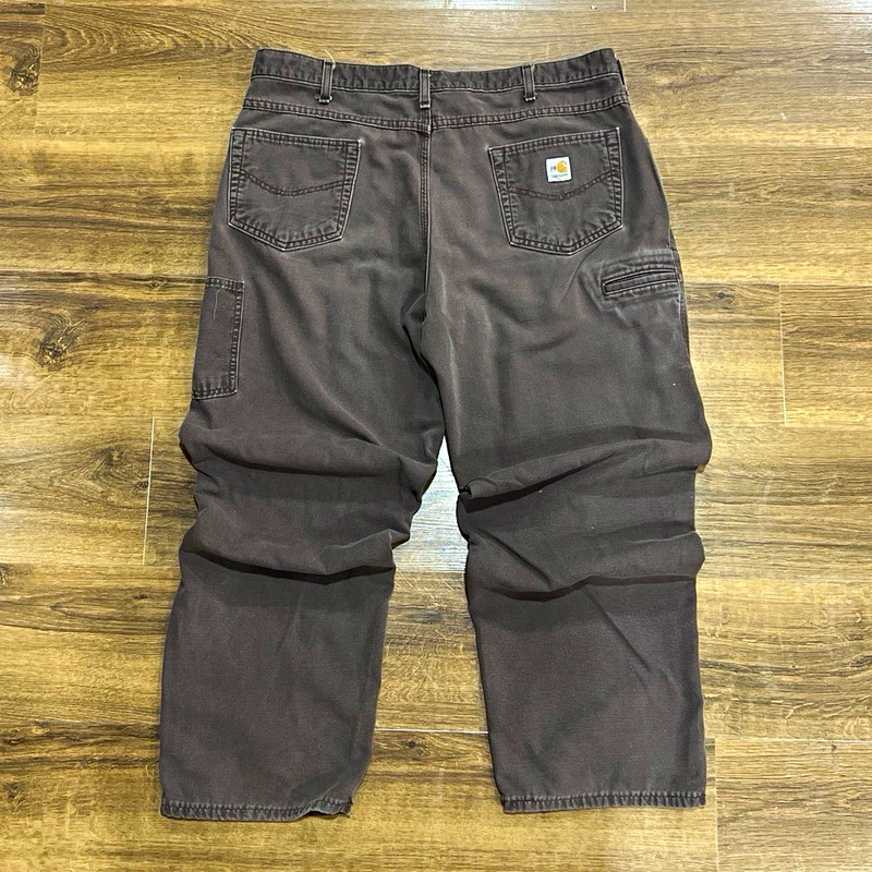 Carhartt FR Canvas Work Pants Brown Men’s 40x32 MPN FRB159 DKB