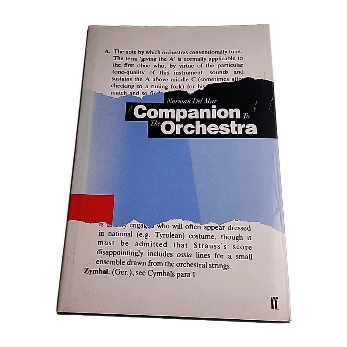 Companion to the Orchestra Norman Del Mar 1987 Hardback Book