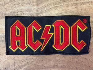 Vintage AC/DC 5.75x2.5" Patch