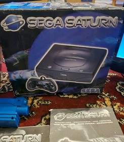 Sega Saturn MK-80200A PAL Console - Controllers, Hulk And Duke Nukem 3D Game