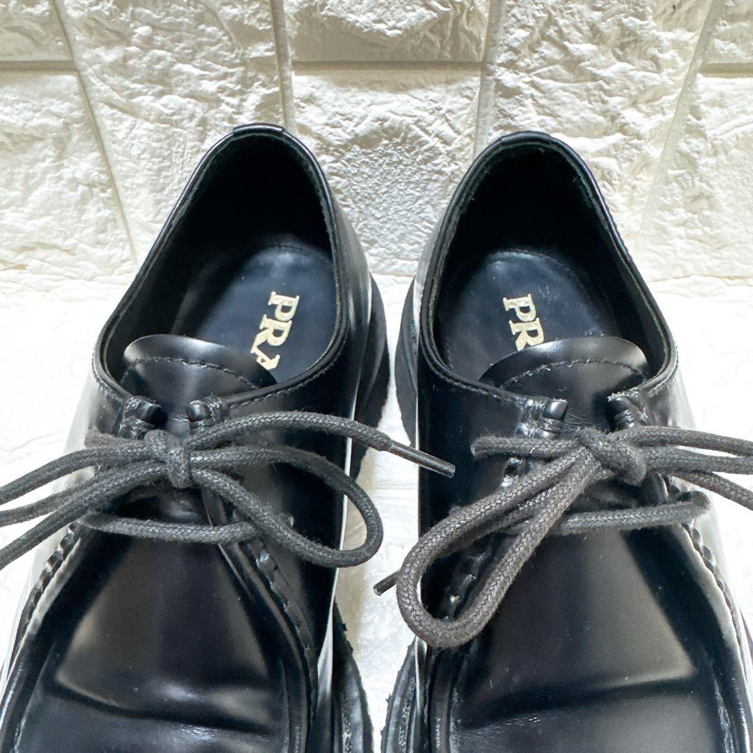 PRADA Men's Dress Shoes Loafers Leather Black UK5/US6 112970c thumbnail 5