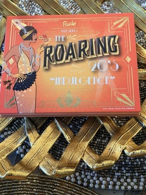 Rude THE ROARING 20's INDULGENCE Eyeshadow Palette 20Pan w/Mirror 0.85oz24g(NIB)