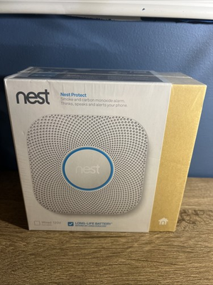#ad Google Nest Protect Smoke Alarm and Carbon Monoxide Detector 2028 BATTERY $157.95