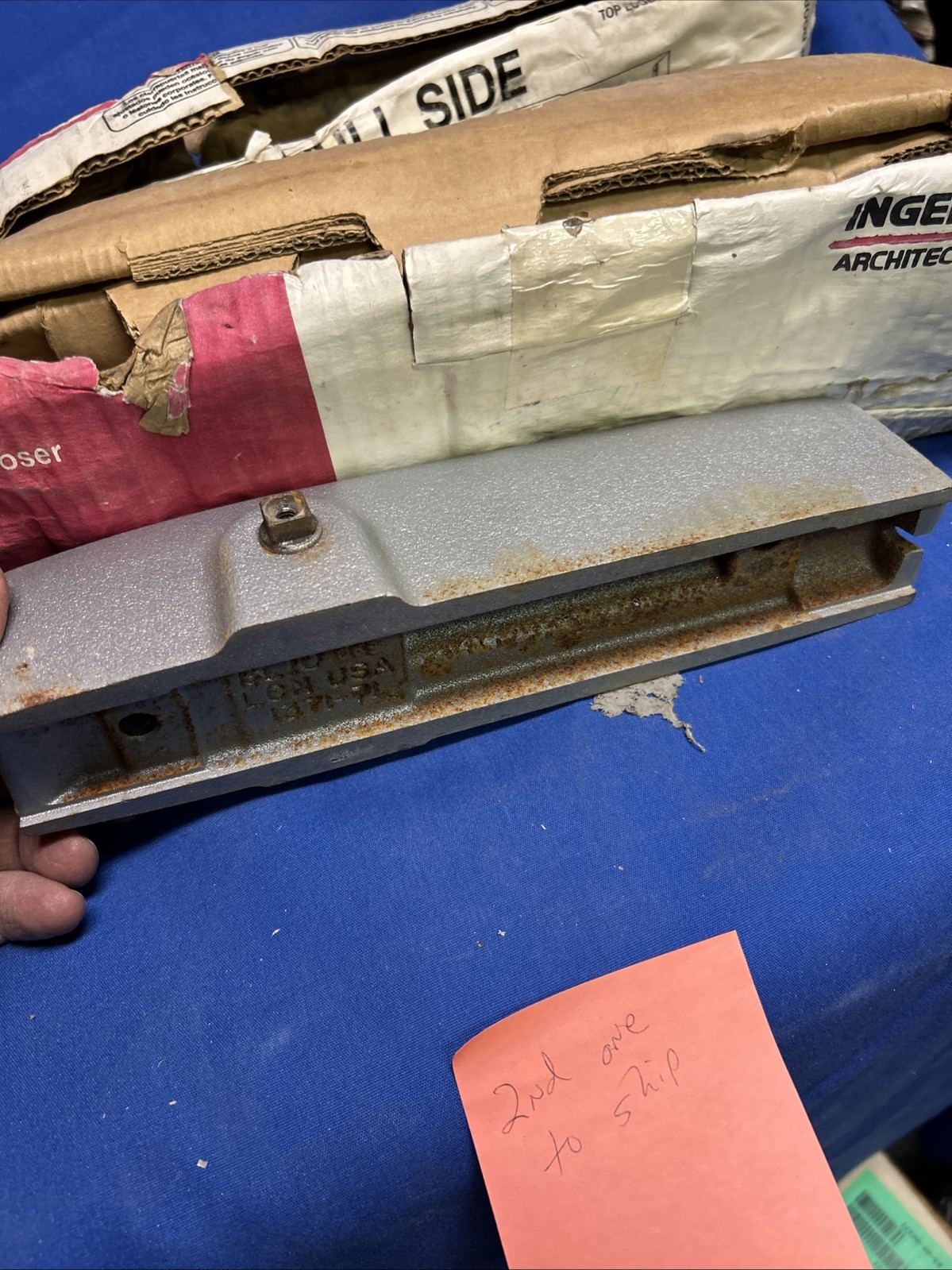 New Old Stock LCN 1371-71  Commercial Door Closer silver box got wet(see photos)