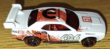 Loose 2022 Hot Wheels Dodge Challenger Drift Car 207/250 HCV88 White