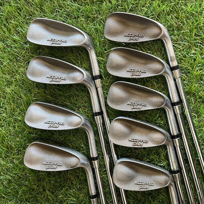 #ad Titleist Accu Flo Plus Iron Set 2 Pw Power Step 3 Steel Shaft New Midsize Grips $149.00