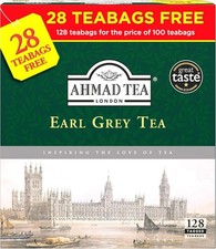 Delight in Earl Grey Black Tea - 128 Tagged Teabags with Citrus Bergamot 0.07 per strip