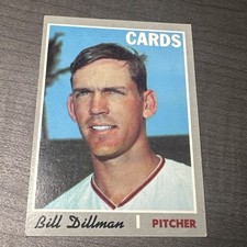 1970  TOPPS CARD#386  BILL DILLMAN  CARDINALS
