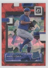 2022 Donruss Optic Rated Rookie Red Cracked Ice Prizm 3/7 Angel Zerpa #88 0o5t