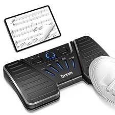 Wireless Page Turner Pedal, Bluetooth Page Turner Pedal for iPad, Rechargeabl...