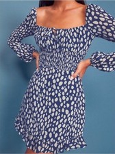 Reformation Rue Dress Color: Lolita Size 4 Viscose Mini Square Neck $218
