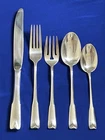 Lunt Sterling Silver Colonial Theme 5 piece rare vintage place setting, flatware