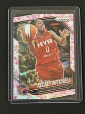 2025 Panini Prizm WNBA #35 Kelsey Mitchell Cherry Blossoms Prizms FOTL 3/20