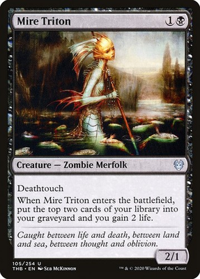#ad Mire Triton Foil Theros Beyond Death 105 NM MTG $1.99