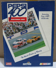 1989 PEPSI 400 Daytona Speedway Race Program for July 1, 1989 @ 10AM, 144 pages