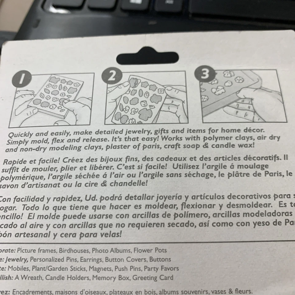 Molde de empuje flexible Sculpey APM16 diseños celtas Foto 4 de 4