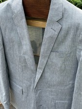 J.Crew Ludlow Sport Coat Mens 36 Gray Cotton Unstructured Blazer Somelos