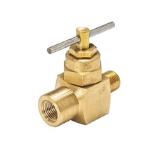 GlowShift Gauges - 1/8-27 NPT Diesel Fuel Pressure PSI Snubber Needle Valve