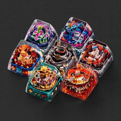 S-Craft Artisan Pokemon Keycaps from Batch 11 (2024) - New/Unused/Unmounted