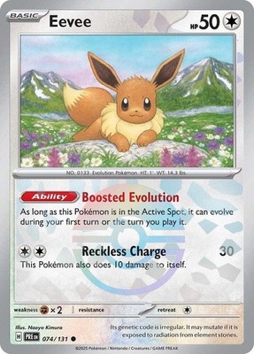 Eevee (Poke Ball Pattern) Holofoil SV: Prismatic Evolutions 074/131 NM