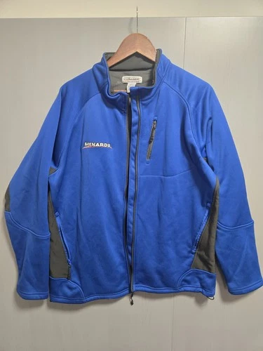 MENARDS Blue Mens L Full-Zip Active Jacket, Genuine Merchandise, Excellent - product listing photo