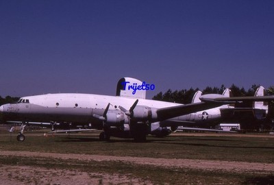 35mm Aircraft Slide Lockheed EC-121K Warning Star 141297 Robins 1990