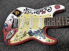 Jimi Hendrix Paint Mini Chitarra Squier Stratocaster Taglia, Uso Giocattolo/Viaggio