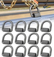 Heavy Duty 12000 Lbs Weld On Forged D Ring 12 D-ring With Welding Clip
